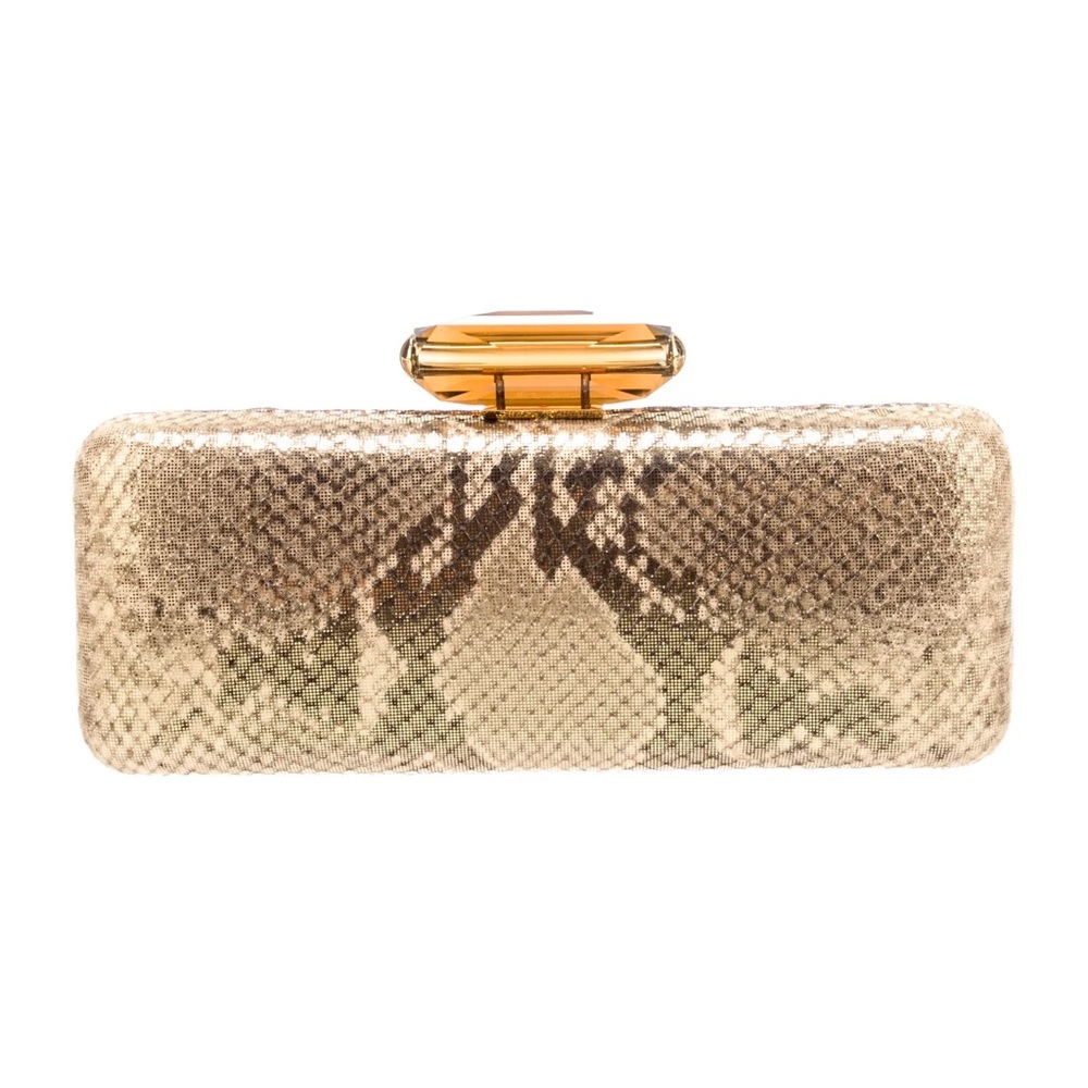 Judith Leiber Overture Clutch in Python